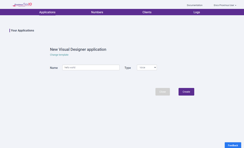 Creating our first inbound call application