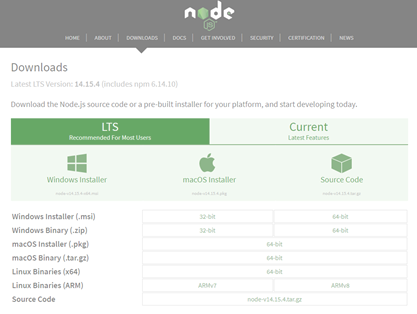 download node.js